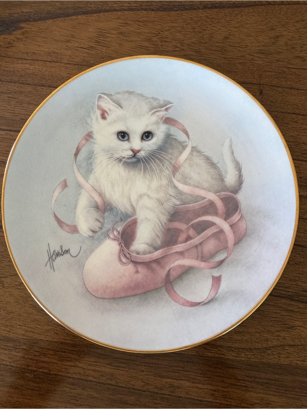 Bob Harrison “Keeping in Step” Curious Kittens Collector Plate